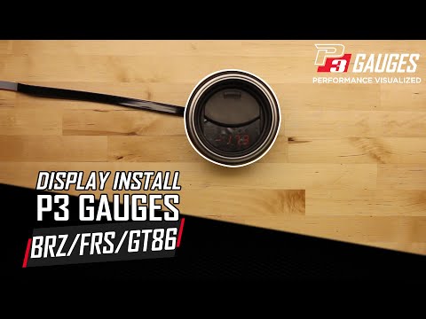 P3 Gauge - Subaru BRZ (Gen 1)