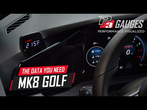 P3 Gauge -  VW Golf R (MK8)